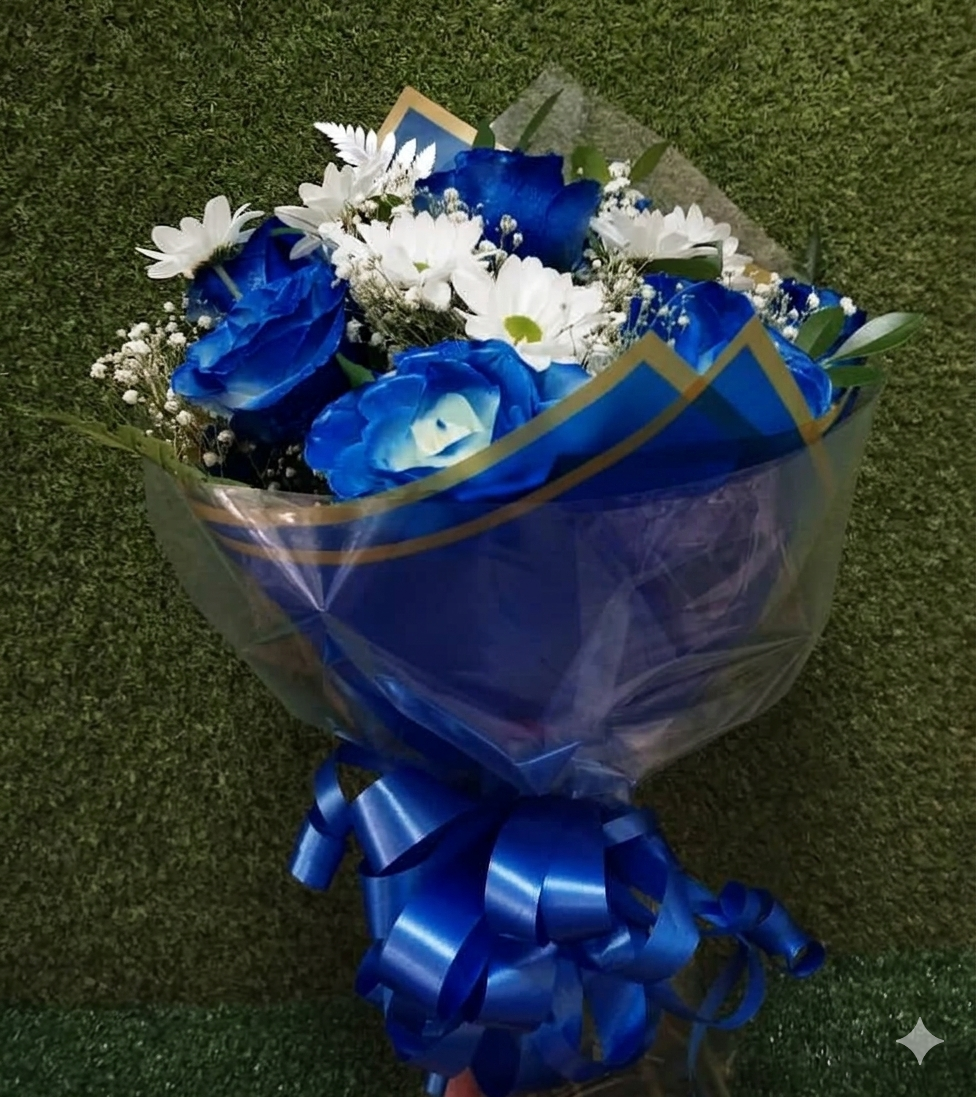 00 Ramo azul Florístería Tropicana ramo yemaya